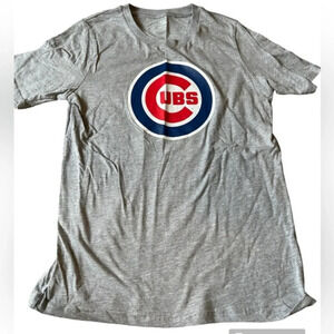 Chicago Cubs Boys Large 14/16 Gray Graphic T-shirt NWOT